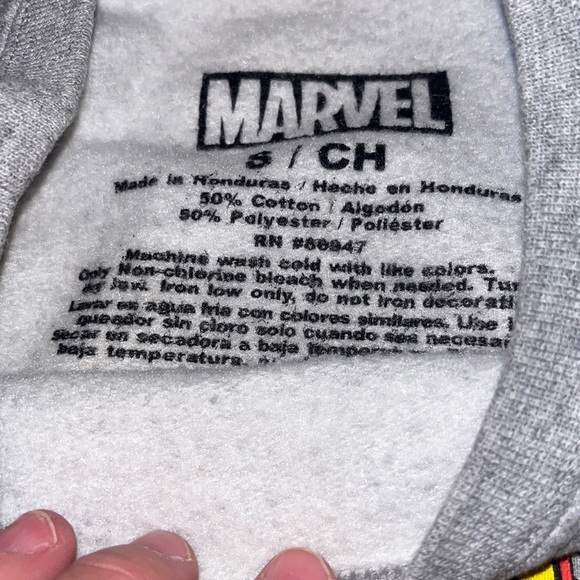 Marvel Spider-Man Gray Cotton-Blend Apparel - Picture 3 of 5